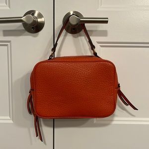 Orange multi-use crossbody bag